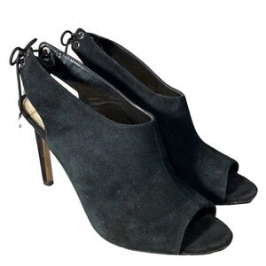 Jessica Simpson Black Suede Heels Sz 8